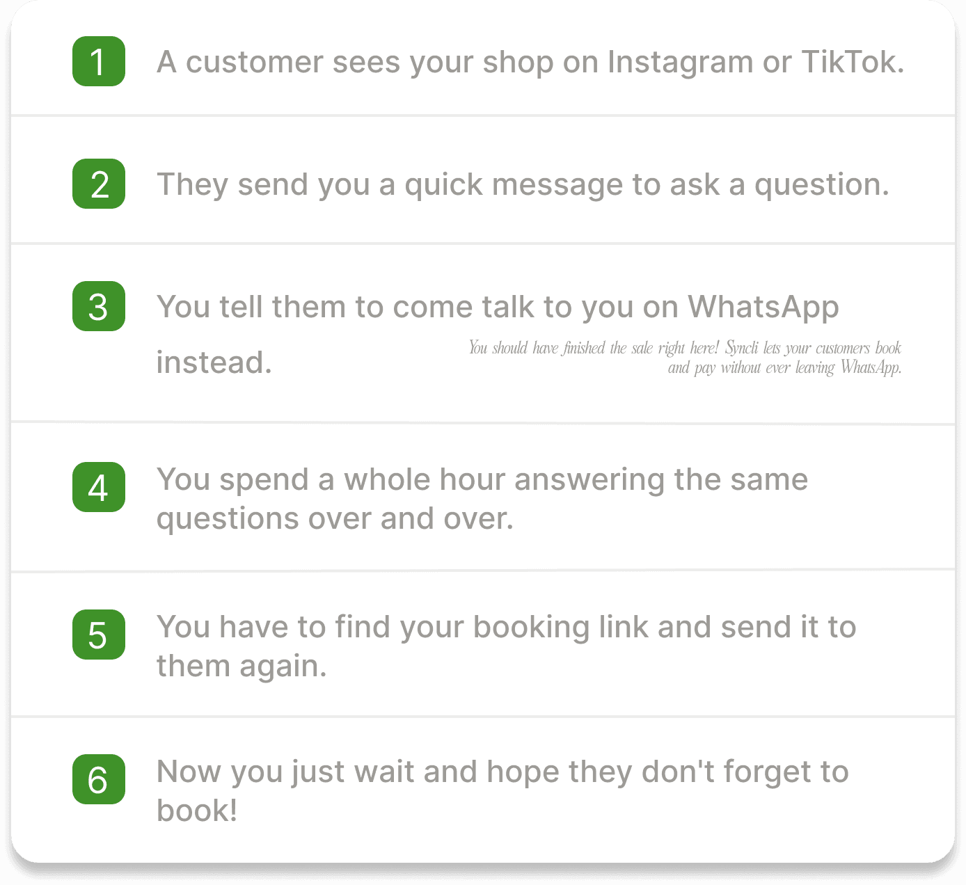 WhatsApp Booking Form