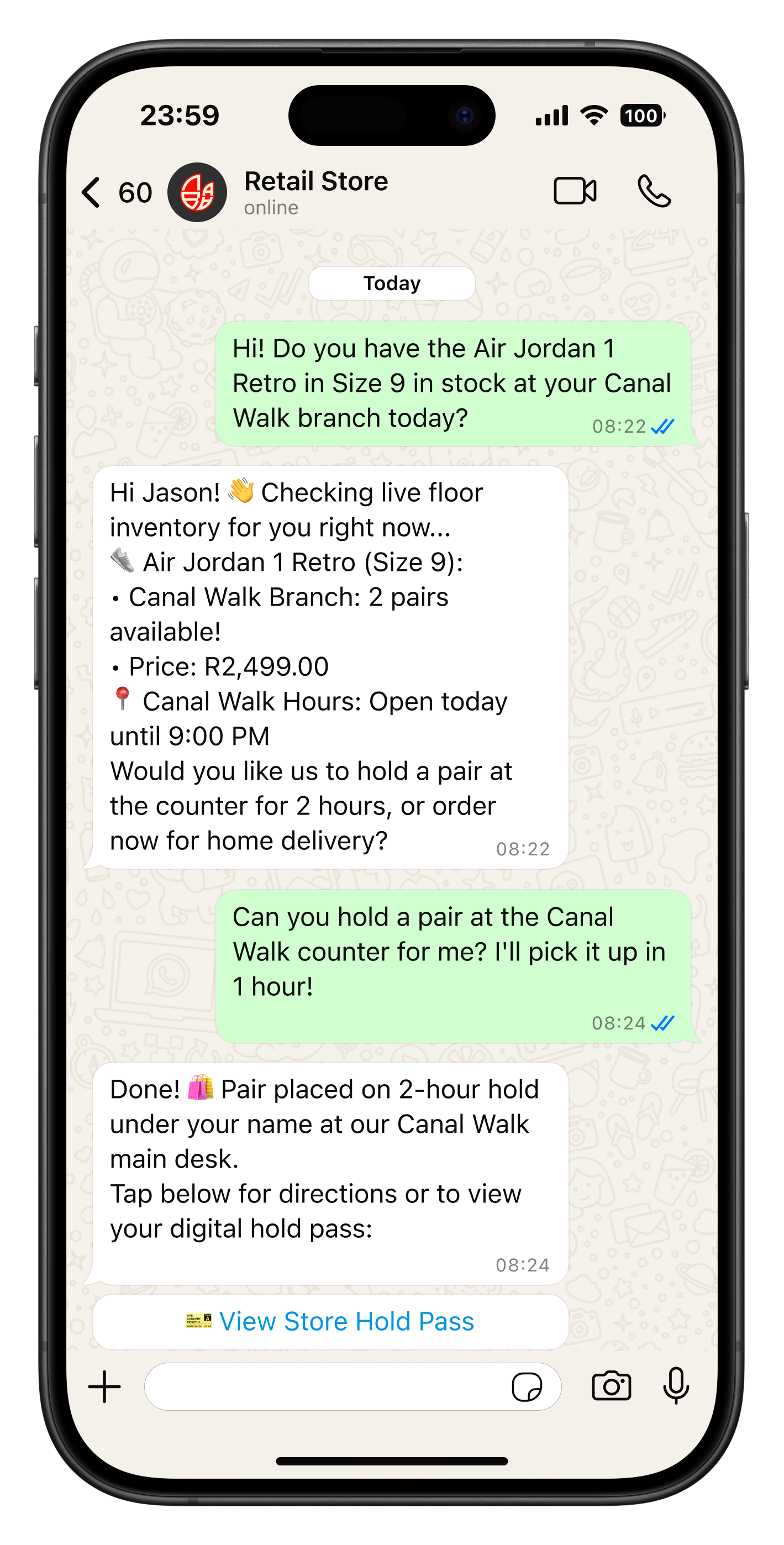 Turn questions into visits.